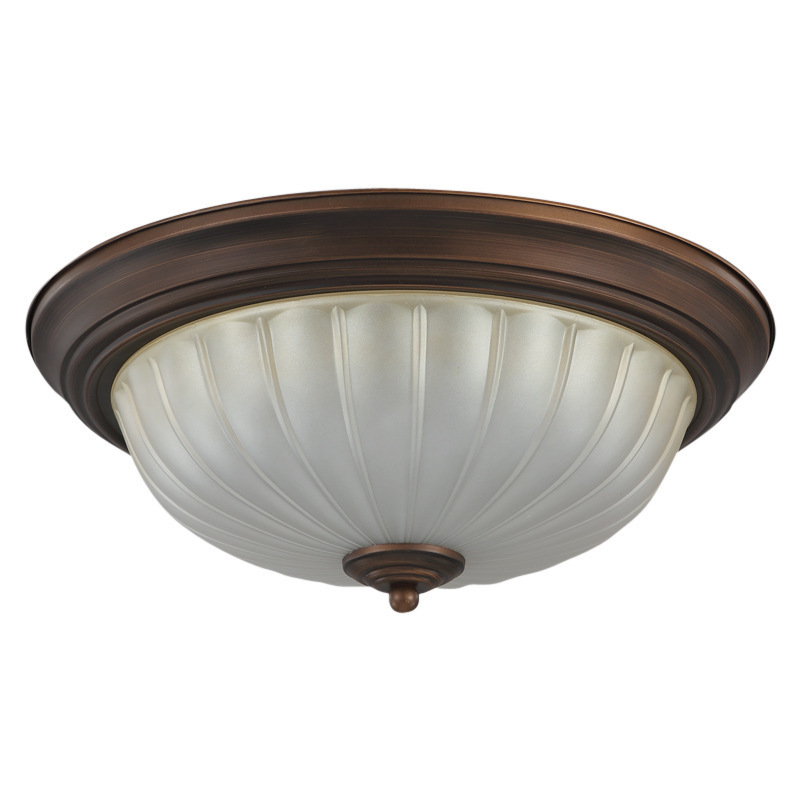 Round ceiling lamp American iron aisle ceiling light-labpiecesign