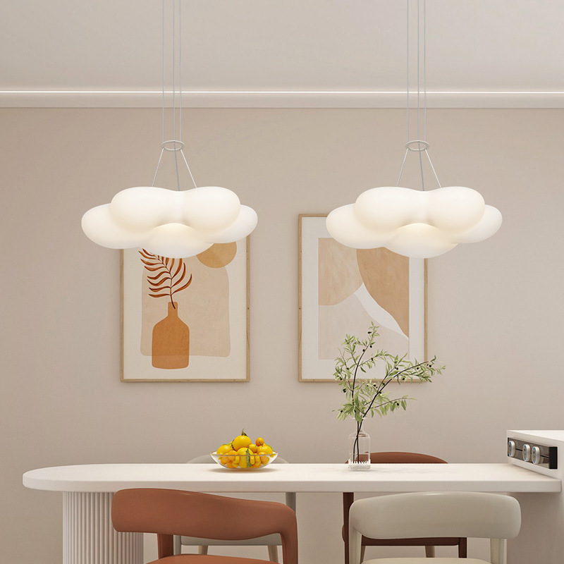 Full spectrum eye protection cloud ceiling lamp cream ins style children's room led ceiling Light-labpiecesign