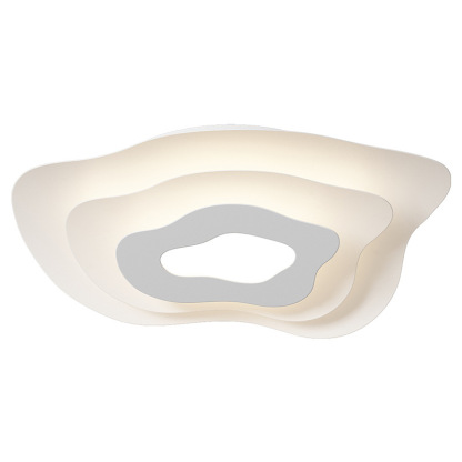 LED creative bedroom lamp modern simple white petal ceiling lamp-labpiecesign