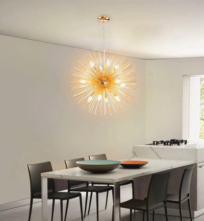 Modern Striking sphere sunburst starchandelier -labpiecesign