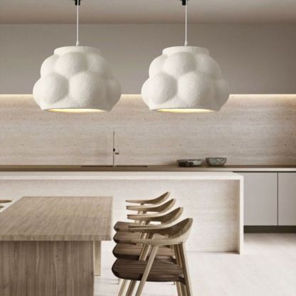 Personalized and Creative Wabi sabi Micro-cement Resin Pendant Light-labpiecesign