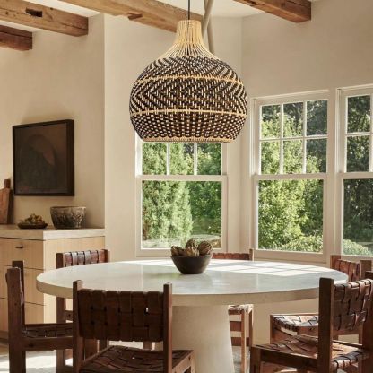 Kate Brown Rattan Pendant Light Interior Designer Favorite-labpiecesign