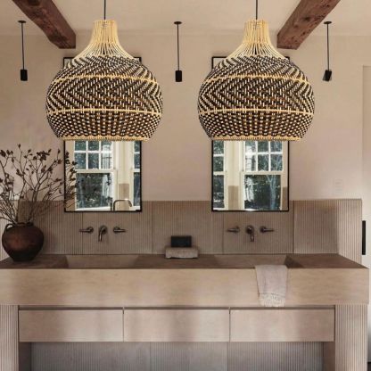 Kate Brown Rattan Pendant Light Interior Designer Favorite-labpiecesign
