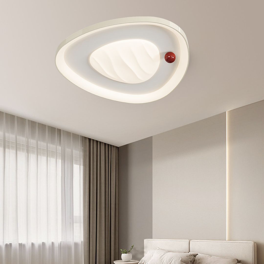 2024 new cream style Master bedroom triangle modern ceiling light