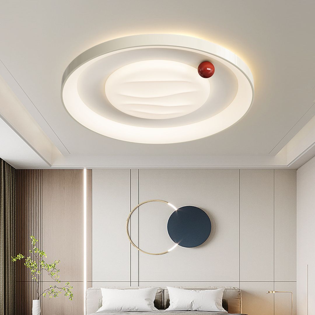 Master bedroom ceiling light 2024 new cream style bedroom light simple modern ceiling light-labpiecesign