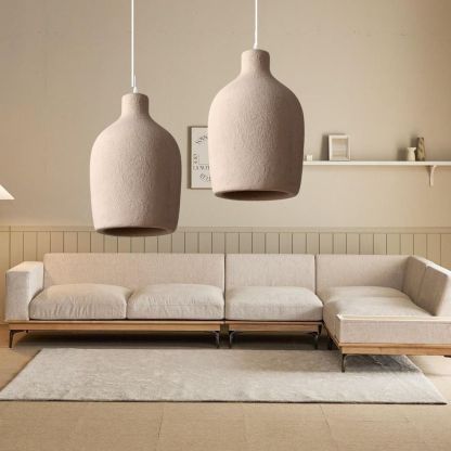 Wabi Sabi Style lamps Restaurant Bar Japanese Retro Resin Pendant Light-labpiecesign