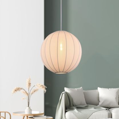 Silk bubble chandelier wabi-sabi style medieval restaurant French pendant light-labpiecesign