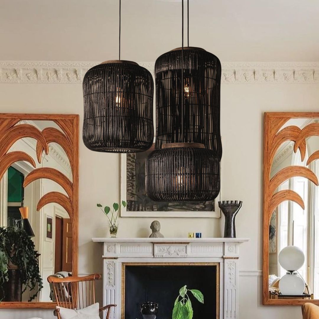 Barrel Hanging Lamp Charcoal