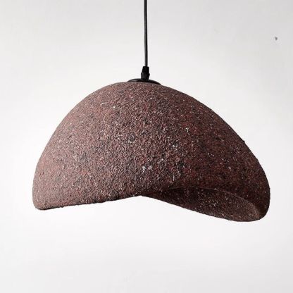 Brown-red resin wabi-sabi chandelier-labpiecesign