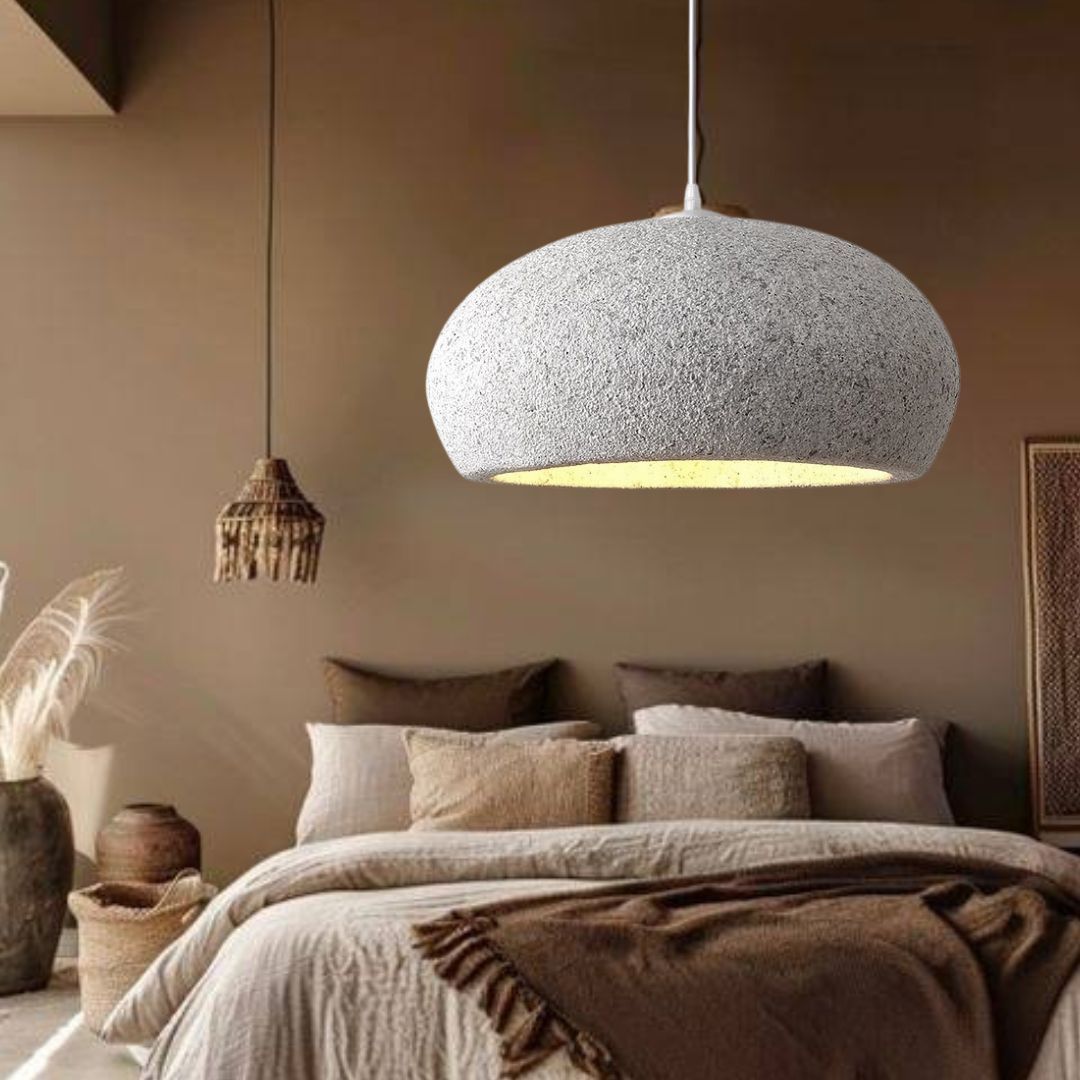 Wabi-sabi style chandelier retro simple pendant light-labpiecesign