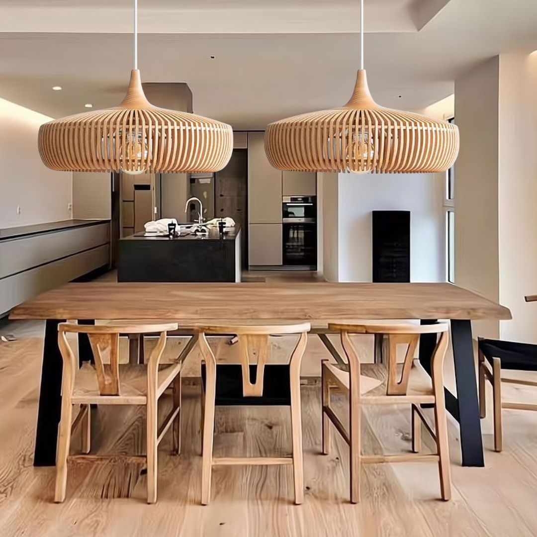 Japanese Solid Wooden High Quality Pendant Light