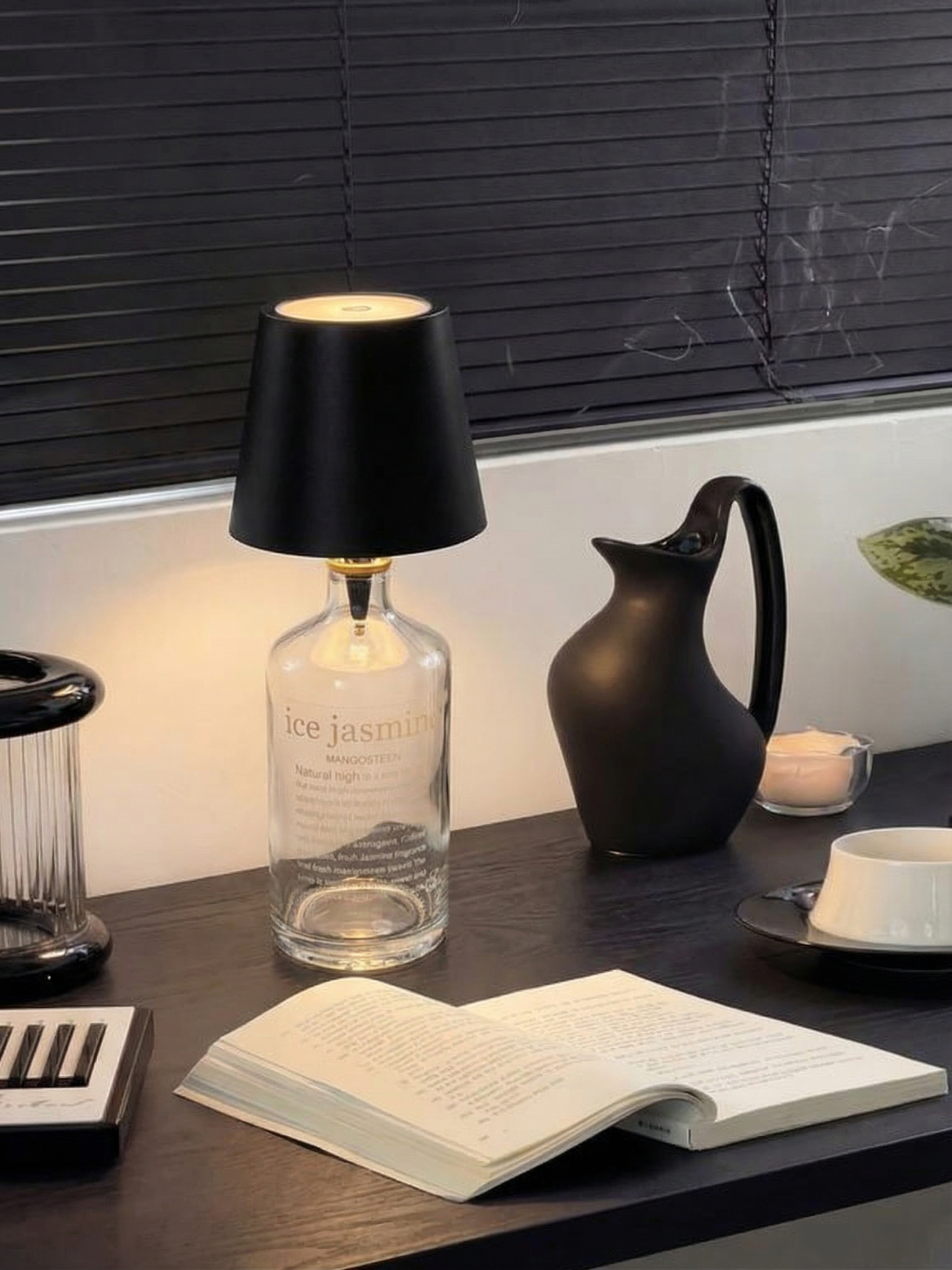 Minimalist LED Bottle Table Lamp