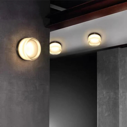 Glass Surface Mount Sconce