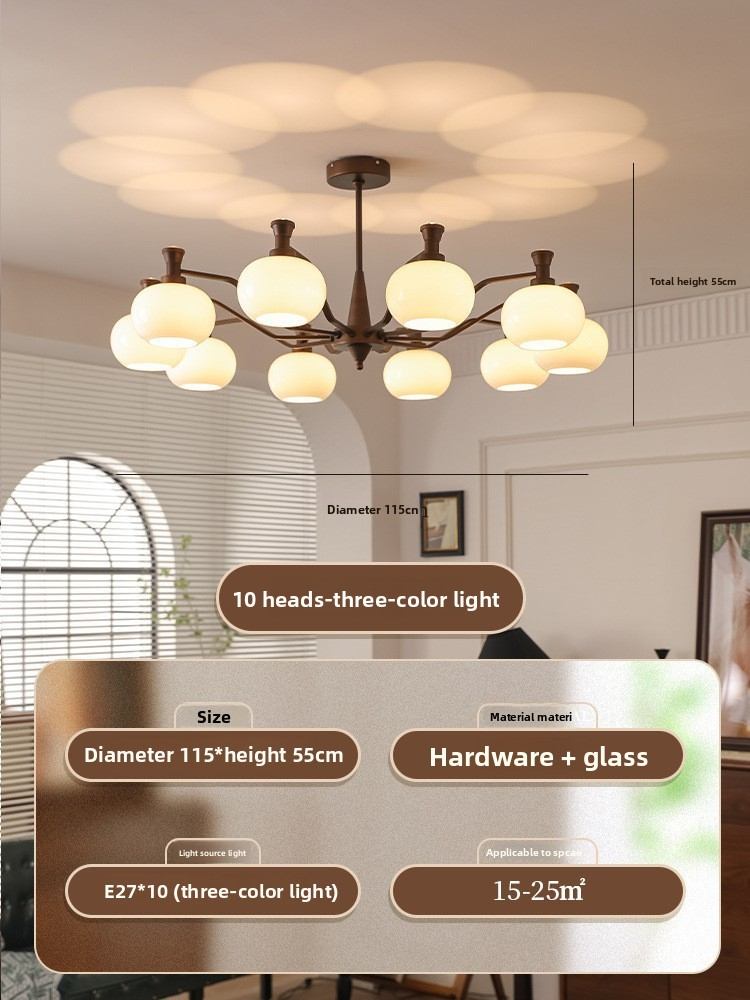 Medieval style American living room chandelier