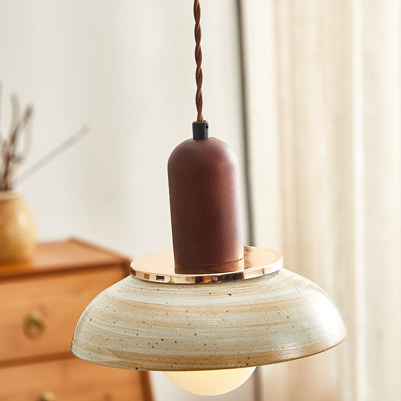 Japanese Retro Ceramic Small Pendant Lamp