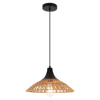 Retro Hemp Rope Pendant Lamp for Kitchen Island