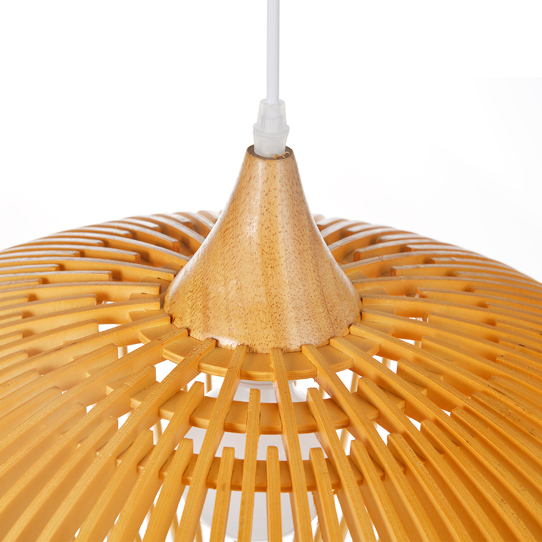 Japanese Solid Lantern Wood High Quality Pendant Light-labpiecesign
