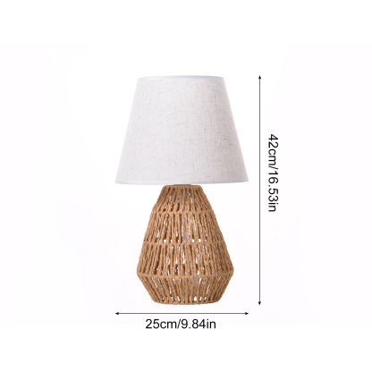 Modern style Hemp rope fabric table lamp-labpiecesign