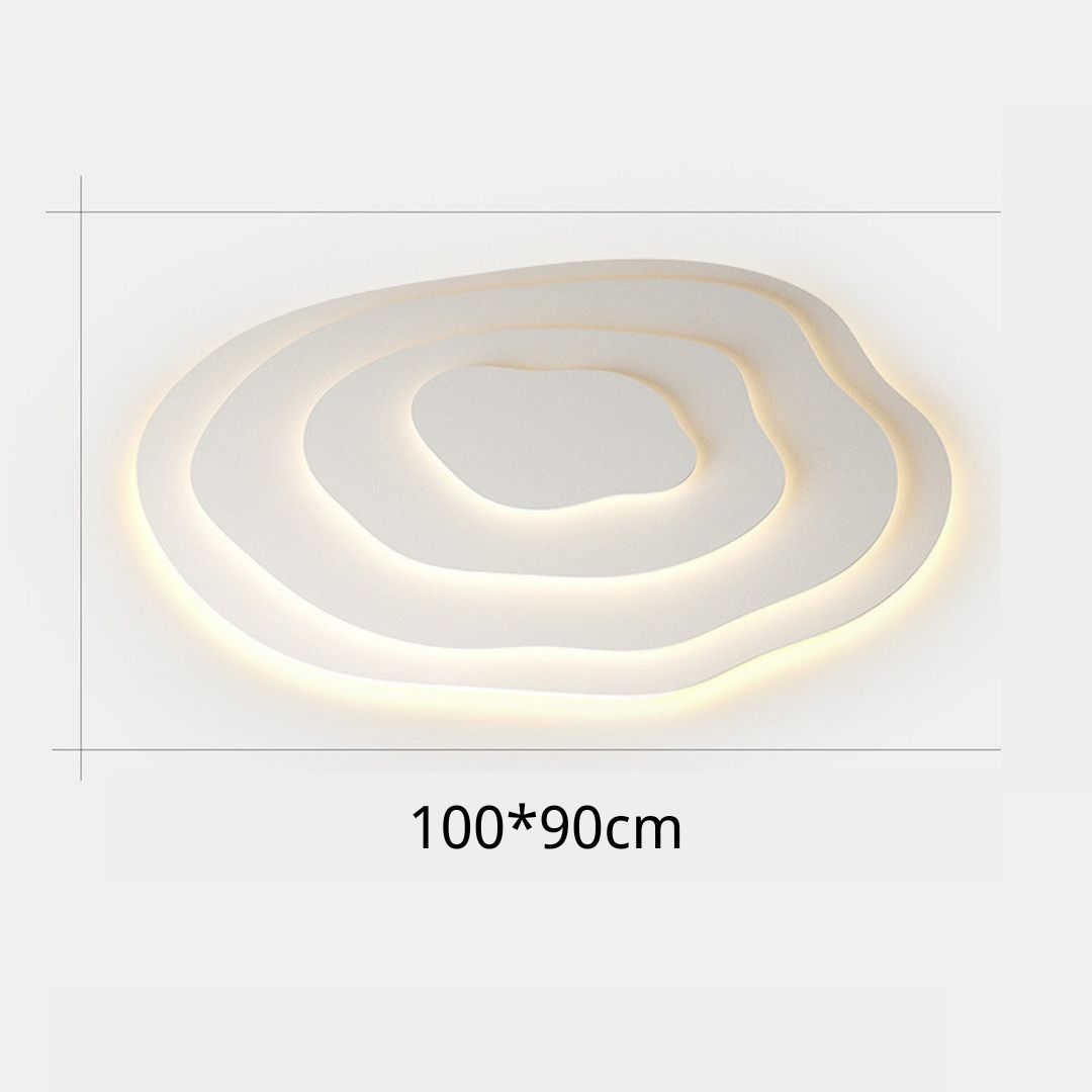 Minimalist Irregular Round Ceiling Lamp Special Shaped LED Lamp-labpiecesign