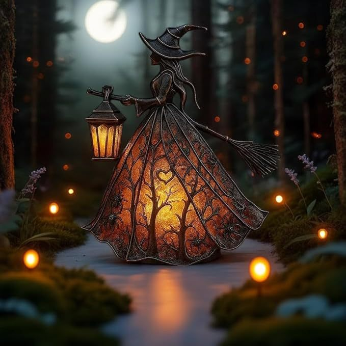 🧙 Halloween Witch Table Lamp 