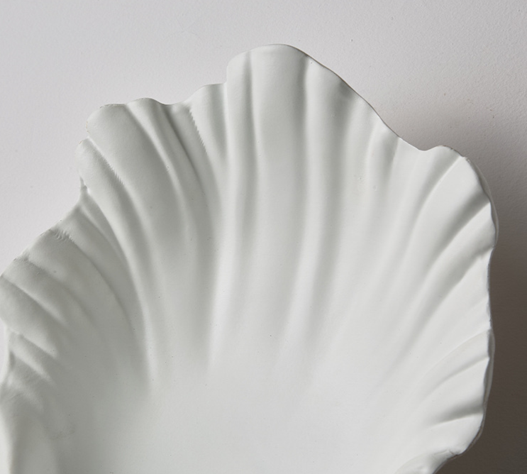 Sculptural Shell Wall Sconce for Bedroom