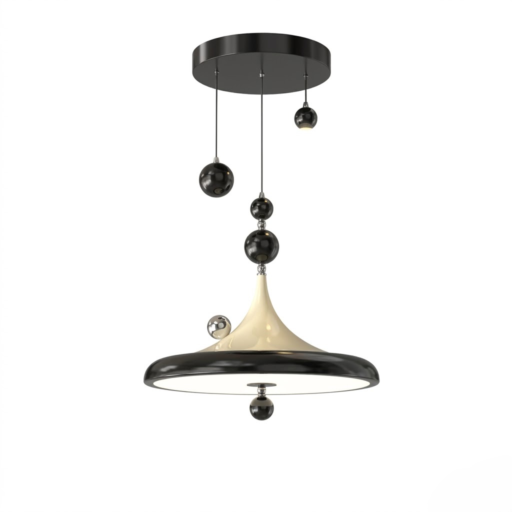 Modern Metal Multi-Sphere LED Pendant Light for Dining Room