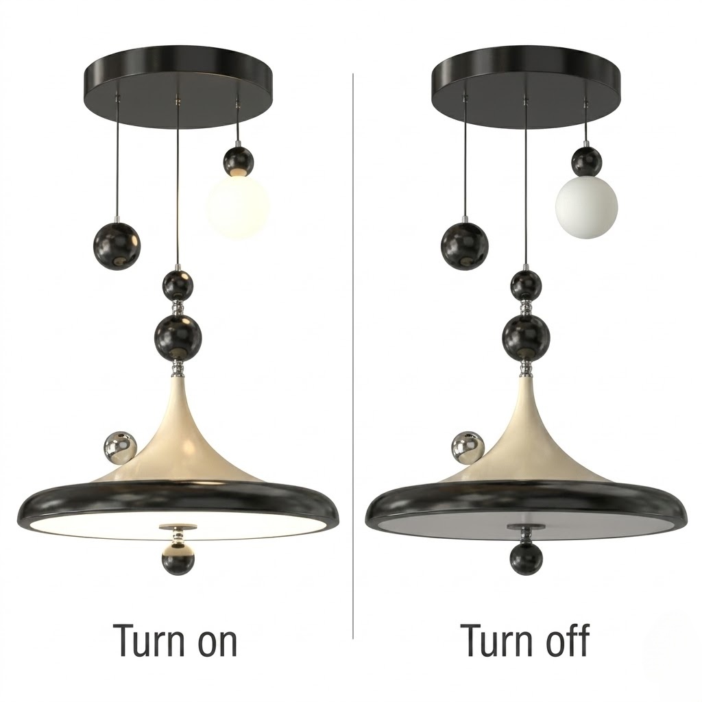 Modern Metal Multi-Sphere LED Pendant Light for Dining Room