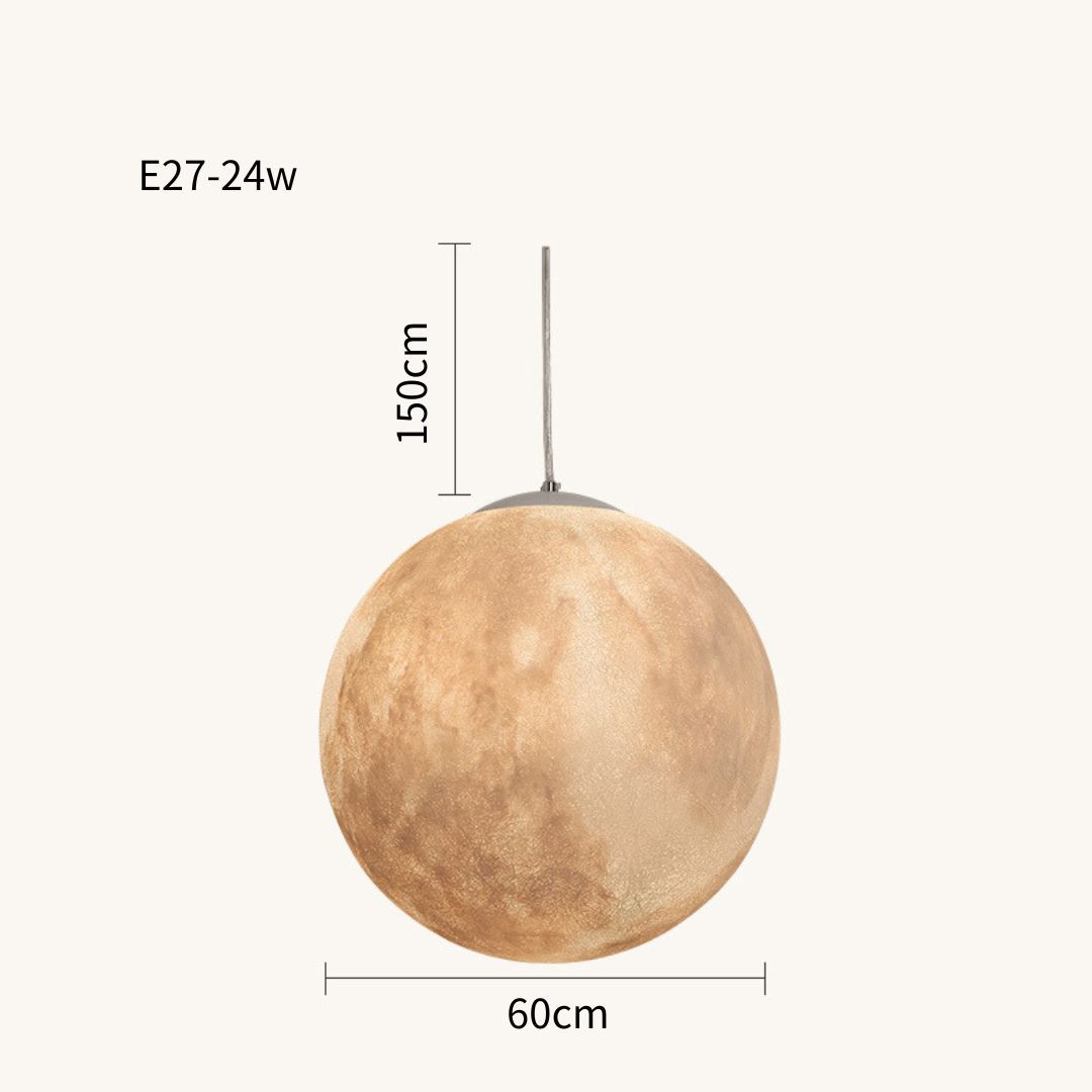 Nordic Style Simplicity Moon Hanging Light Fixtures -labpiecesign