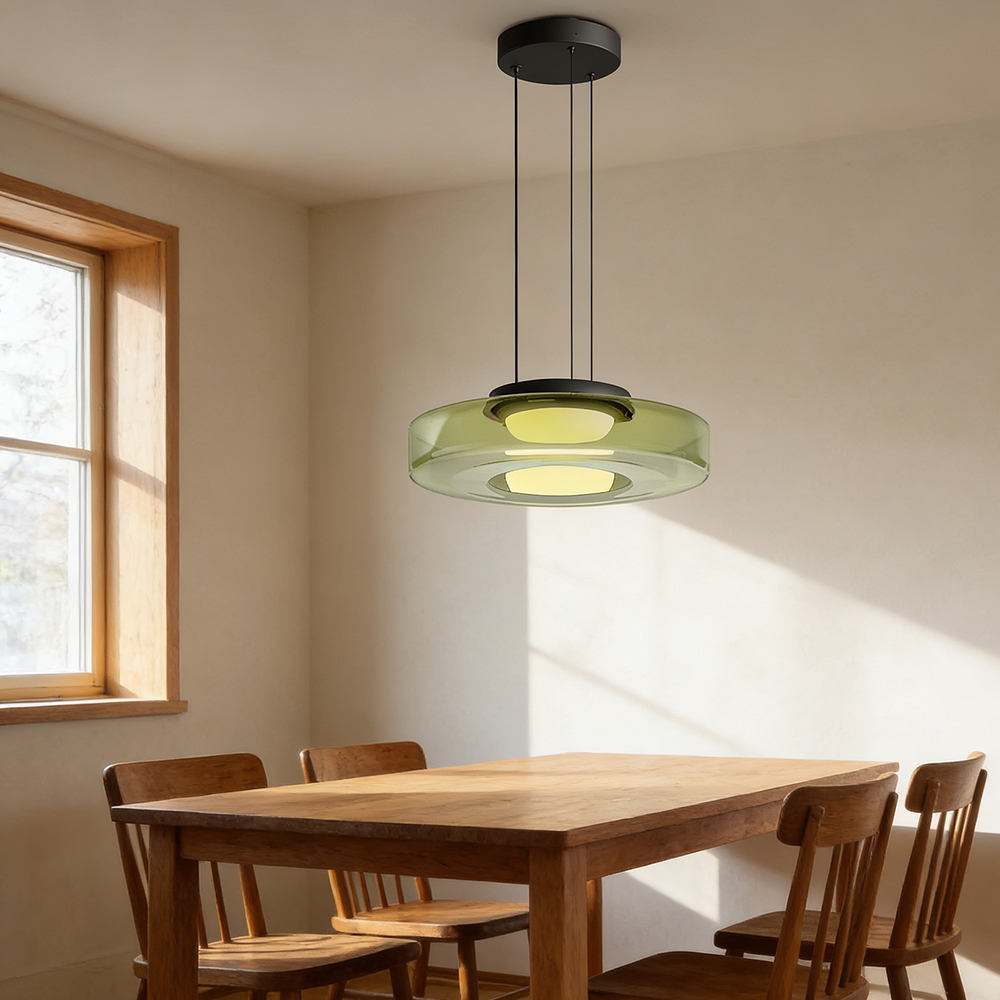 Modern Minimalist Glass Pendant Light for the Living Room