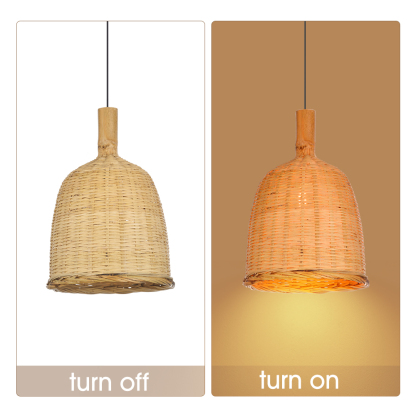 Handmade Rattan Large Pendant Light for Restaurant Hotel Club Villa Deco Lighting-labpiecesign