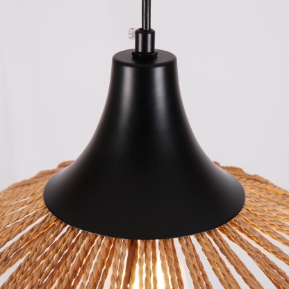 Retro Hemp Rope Pendant Lamp for Kitchen Island
