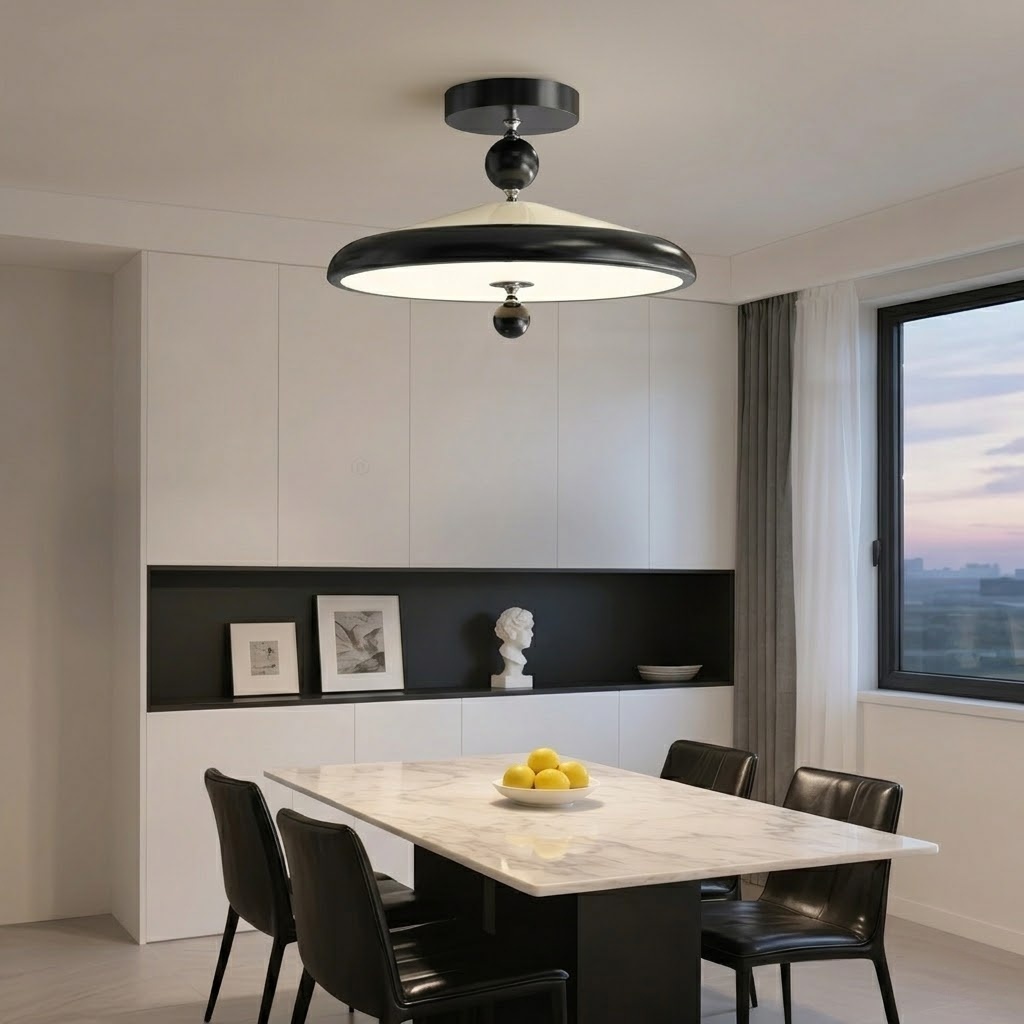 Modern Disc Flush Mount Ceiling Light