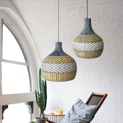 Galini Rattan pendant light-labpiecesign