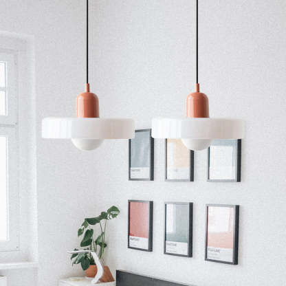 2 Heads Modern Bauhaus Glass Pendant Light-labpiecesign