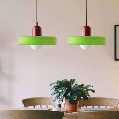 2 Heads Modern Bauhaus Glass Pendant Light-labpiecesign