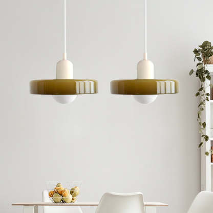 2 Heads Modern Bauhaus Glass Pendant Light-labpiecesign