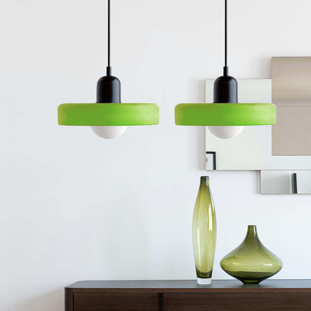 2 Heads Modern Bauhaus Glass Pendant Light-labpiecesign