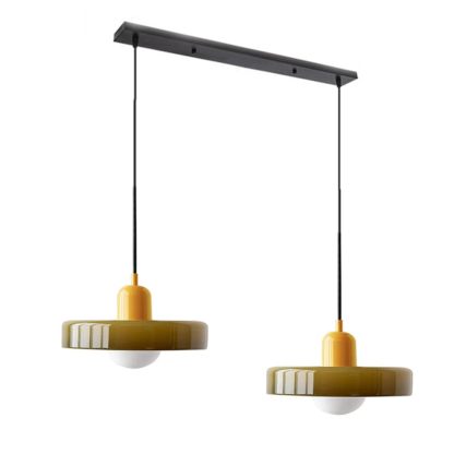 2 Heads Modern Bauhaus Glass Pendant Light-labpiecesign