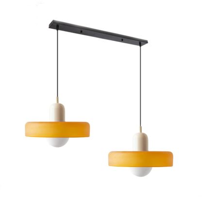 2 Heads Modern Bauhaus Glass Pendant Light-labpiecesign