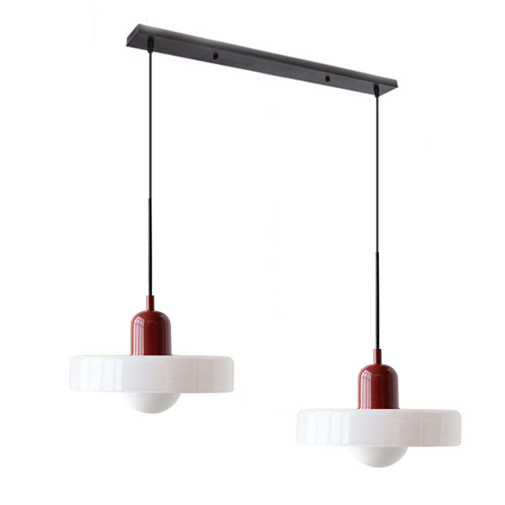 2 Heads Modern Bauhaus Glass Pendant Light-labpiecesign