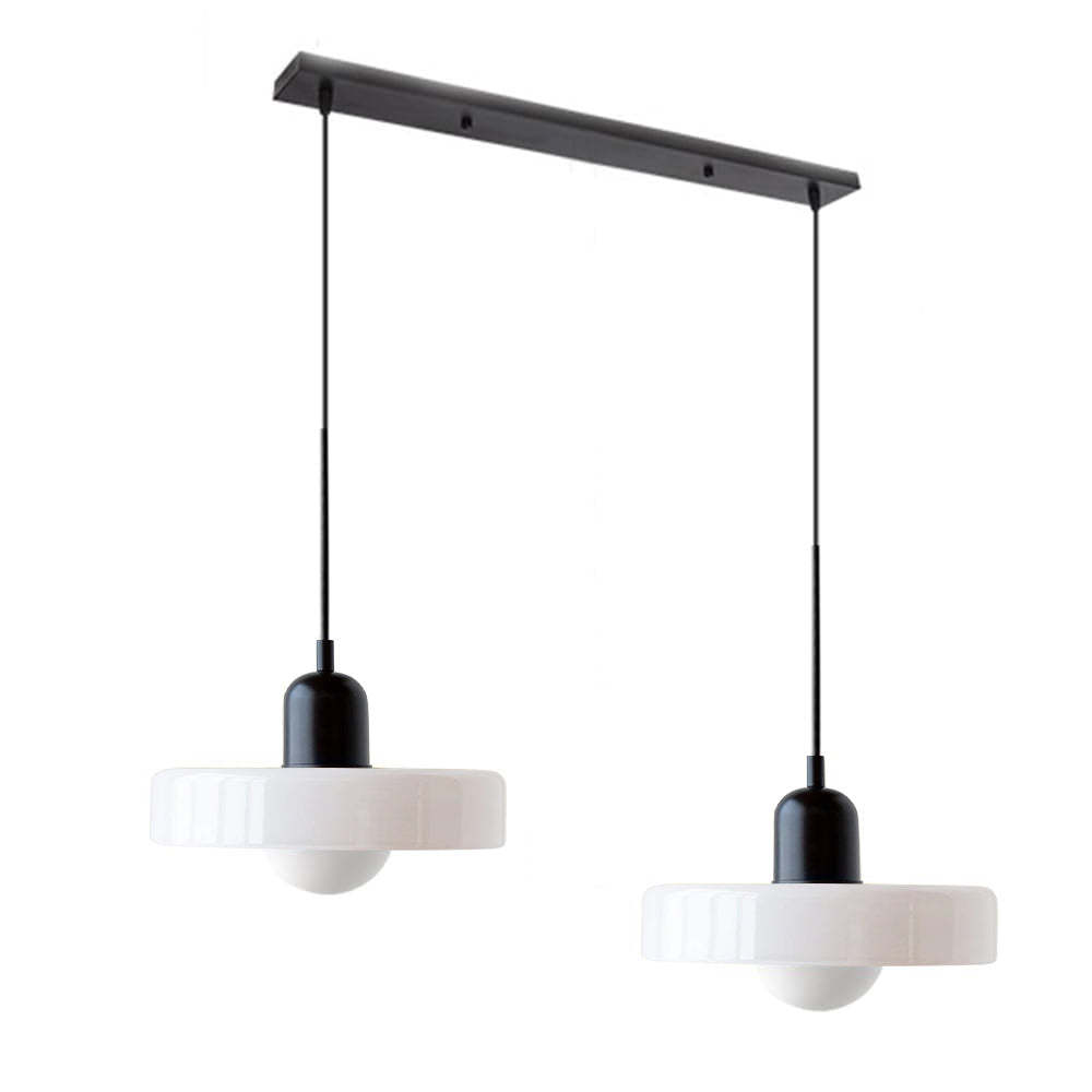 2 Heads Modern Bauhaus Glass Pendant Light-labpiecesign