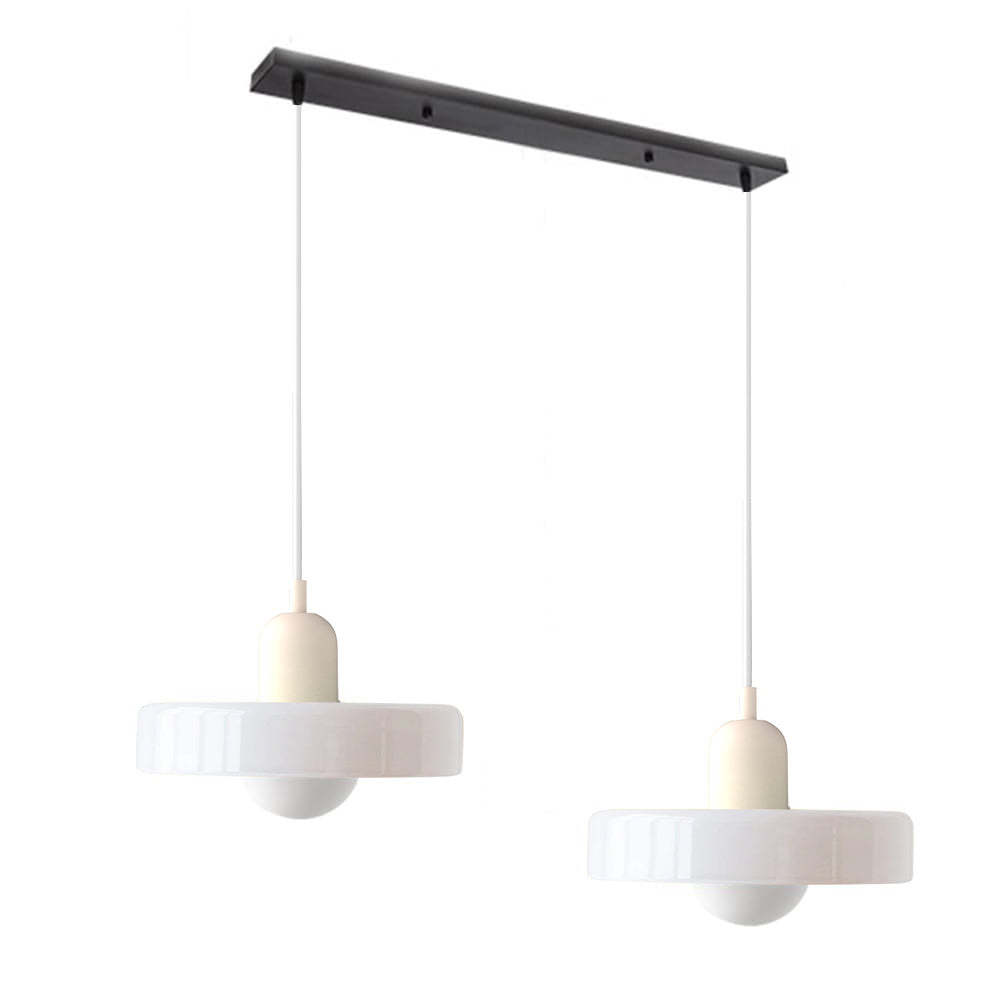 2 Heads Modern Bauhaus Glass Pendant Light-labpiecesign