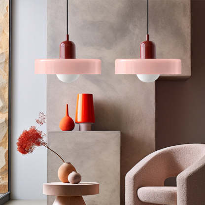 2 Heads Modern Bauhaus Glass Pendant Light-labpiecesign