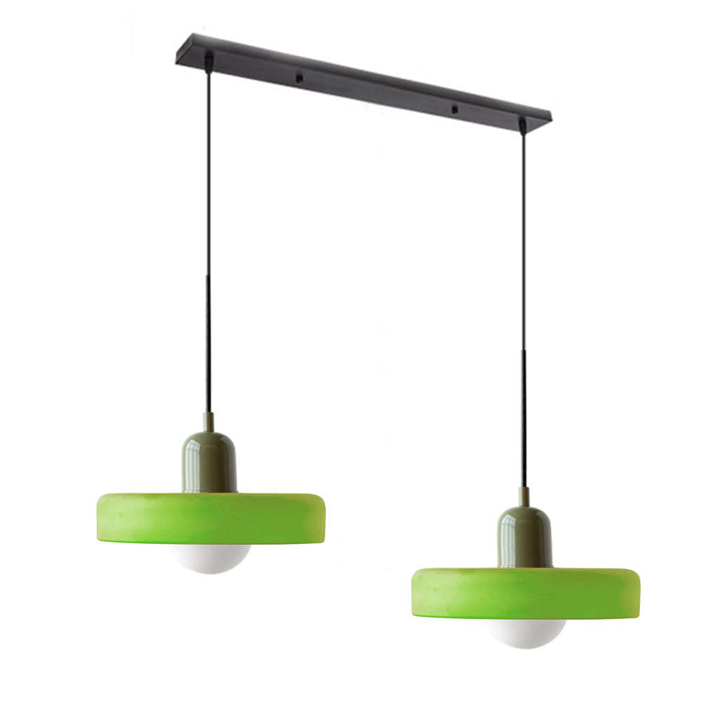 2 Heads Modern Bauhaus Glass Pendant Light-labpiecesign