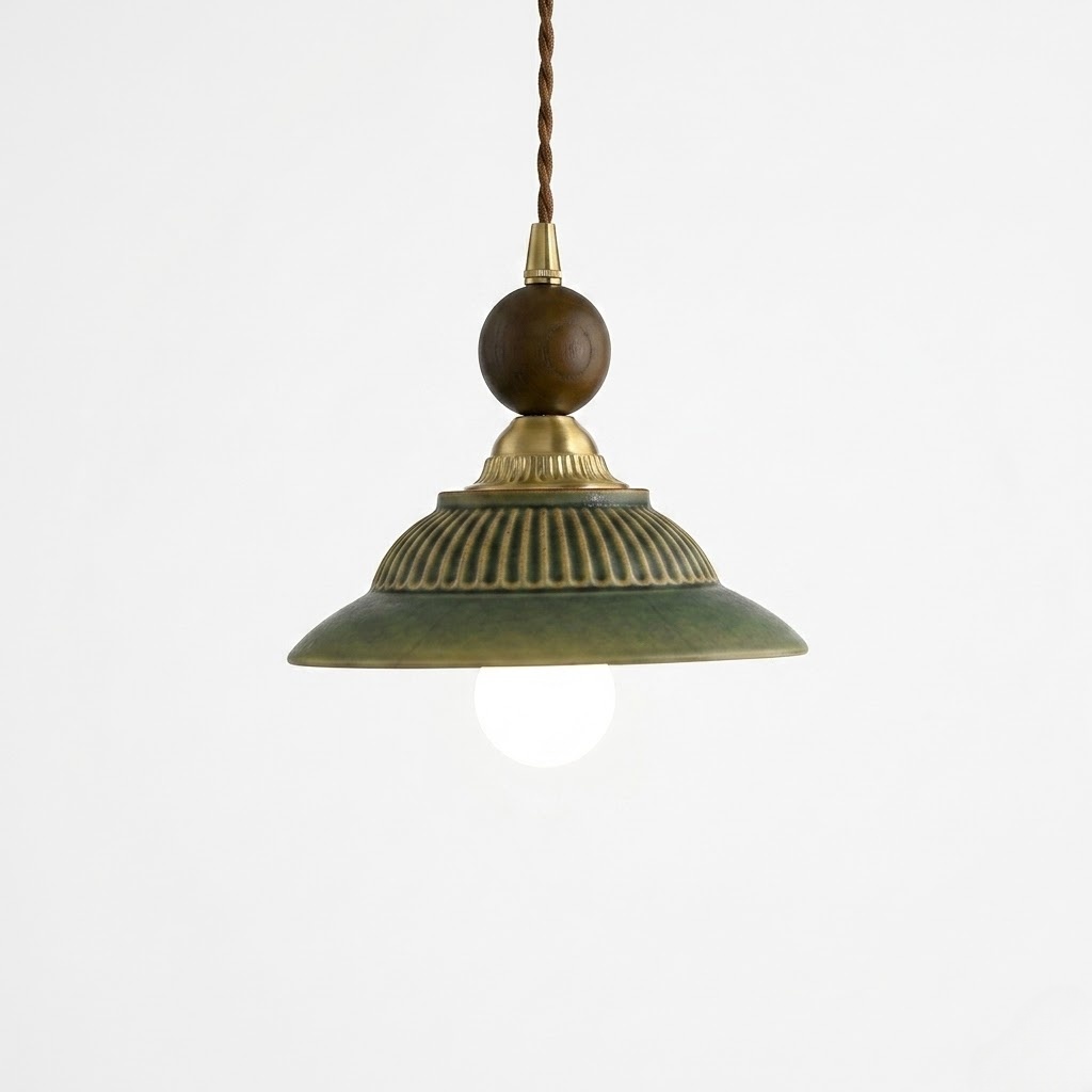 Vintage Ceramic Pendant Light for Kitchen Islands & Dining Rooms