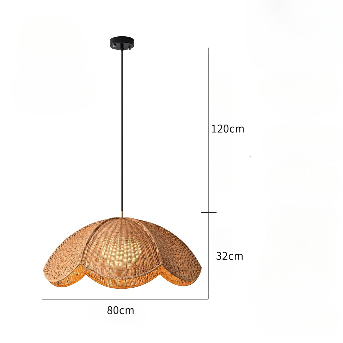 Japanese Wabi-Sabi Style Retro Pendant Light for Dining Room Bedroom Living Room