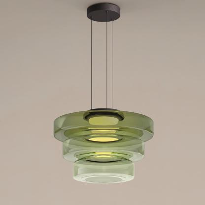 Nordic Creative Clear Tinted Glass Pendant Lighting