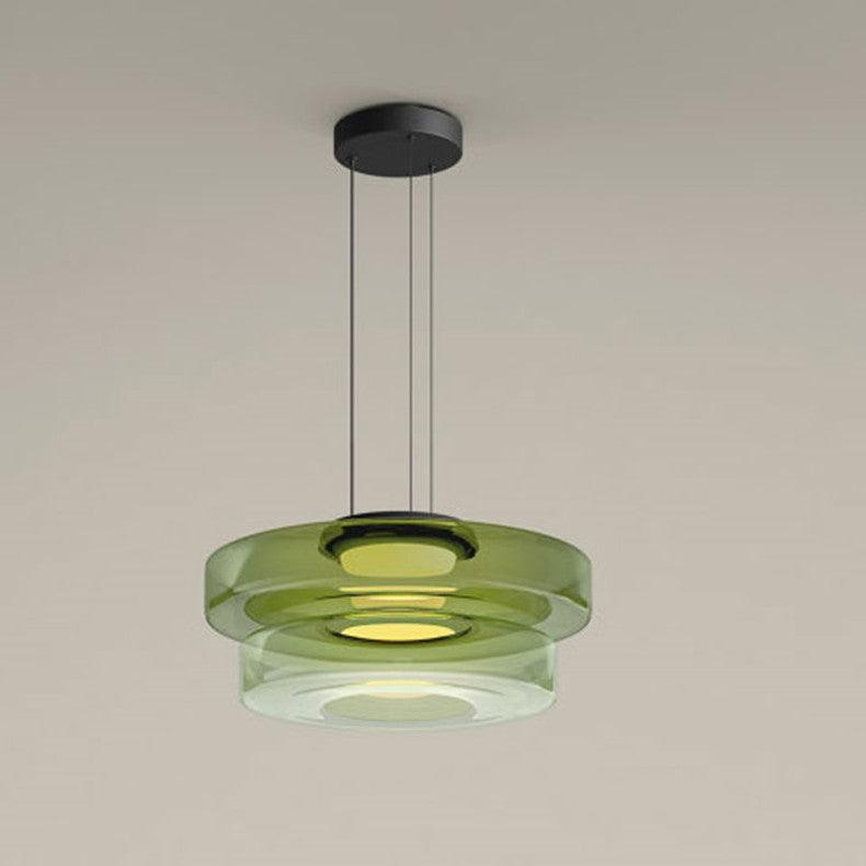 Nordic Creative Clear Tinted Glass Pendant Lighting