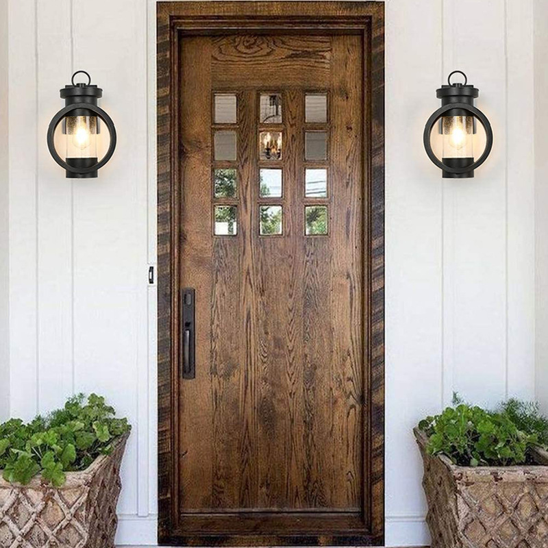 American Retro Outdoor Wall Lamp for Balcony and Corridor, Waterproof Wall Light