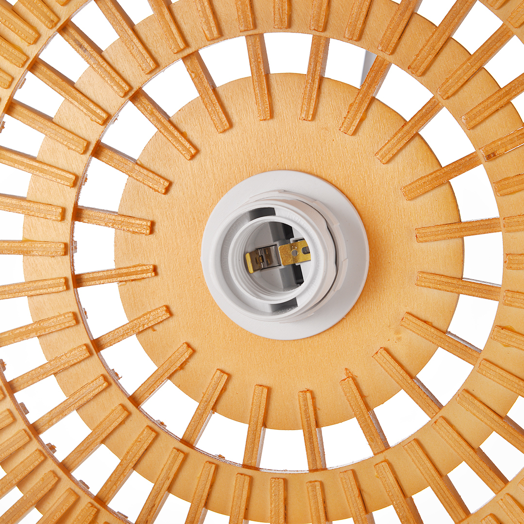 Japanese Solid Lantern Wood High Quality Pendant Light-labpiecesign